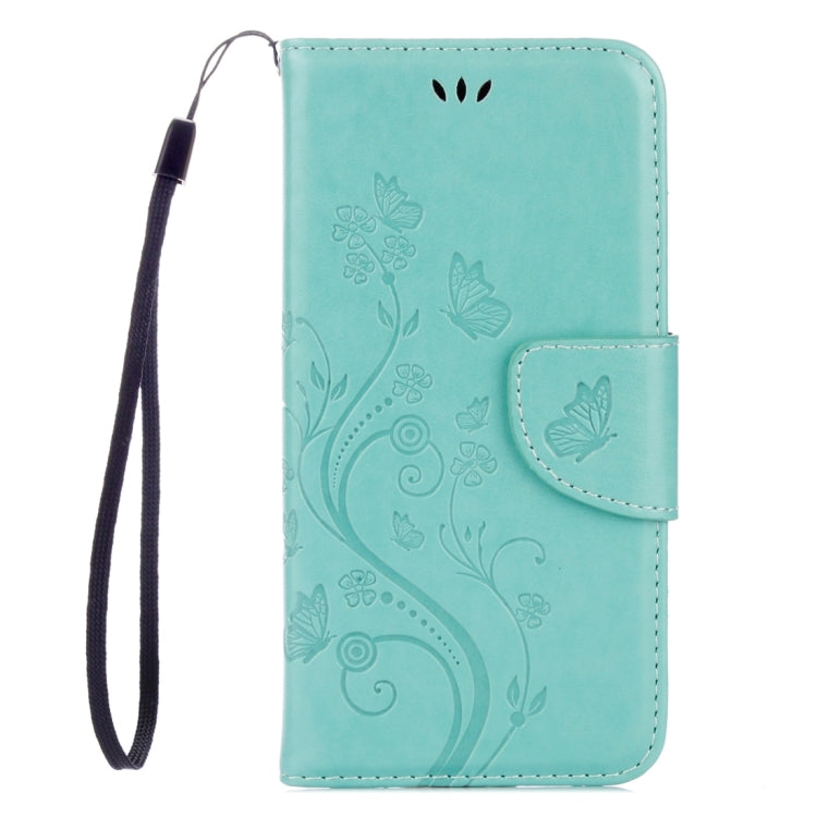 For Lenovo Vibe K5 Butterflies Love Flowers Embossing Horizontal Flip Leather Case with Holder & Card Slots & Wallet & Lanyard