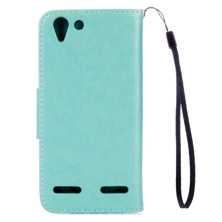 For Lenovo Vibe K5 Butterflies Love Flowers Embossing Horizontal Flip Leather Case with Holder & Card Slots & Wallet & Lanyard