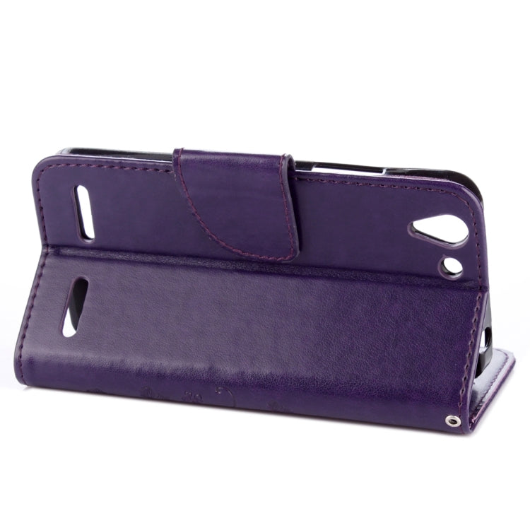 For Lenovo Vibe K5 Butterflies Love Flowers Embossing Horizontal Flip Leather Case with Holder & Card Slots & Wallet & Lanyard