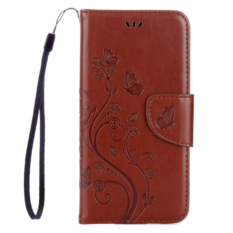 For Lenovo Vibe K5 Butterflies Love Flowers Embossing Horizontal Flip Leather Case with Holder & Card Slots & Wallet & Lanyard