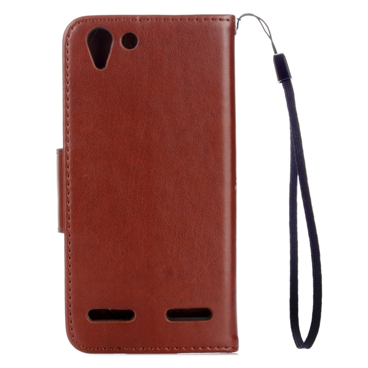 For Lenovo Vibe K5 Butterflies Love Flowers Embossing Horizontal Flip Leather Case with Holder & Card Slots & Wallet & Lanyard