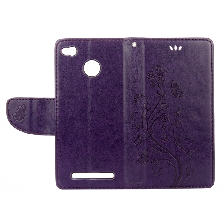 For Xiaomi  Redmi 3 Pro / 3s Butterflies Love Flowers Embossing Horizontal Flip Leather Case with Holder & Card Slots & Wallet & Lanyard