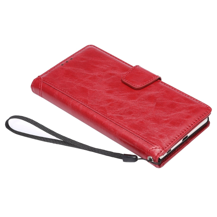 For Sony Xperia Z4 / Z3+ Oil Wax and Crazy Horse Texture Horizontal Flip Leather Case with Photo Frame & Holder & Card Slots & Wallet & Lanyard