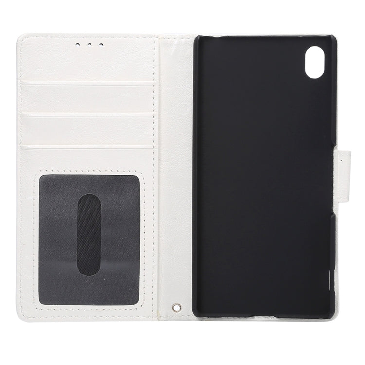 For Sony Xperia Z4 / Z3+ Oil Wax and Crazy Horse Texture Horizontal Flip Leather Case with Photo Frame & Holder & Card Slots & Wallet & Lanyard