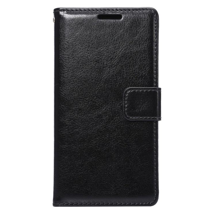 For Sony Xperia Z5 Crazy Horse Texture Horizontal Flip Leather Case with Photo Frame & Holder & Card Slots & Wallet & Lanyard