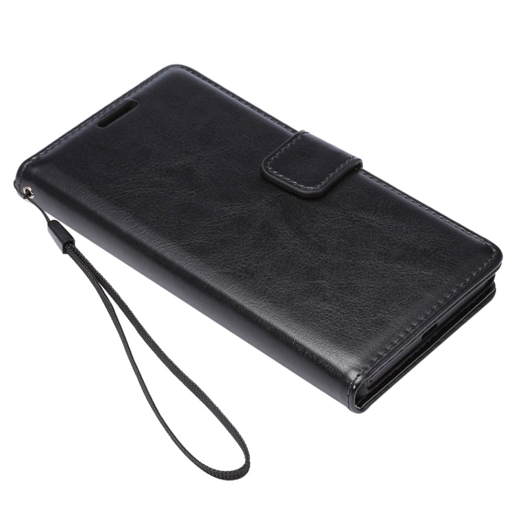 For Sony Xperia Z5 Crazy Horse Texture Horizontal Flip Leather Case with Photo Frame & Holder & Card Slots & Wallet & Lanyard