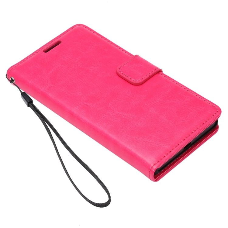 For Sony Xperia Z5 Crazy Horse Texture Horizontal Flip Leather Case with Photo Frame & Holder & Card Slots & Wallet & Lanyard