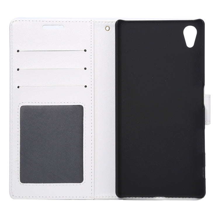 For Sony Xperia Z5 Crazy Horse Texture Horizontal Flip Leather Case with Photo Frame & Holder & Card Slots & Wallet & Lanyard