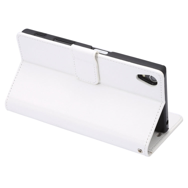 For Sony Xperia Z5 Crazy Horse Texture Horizontal Flip Leather Case with Photo Frame & Holder & Card Slots & Wallet & Lanyard