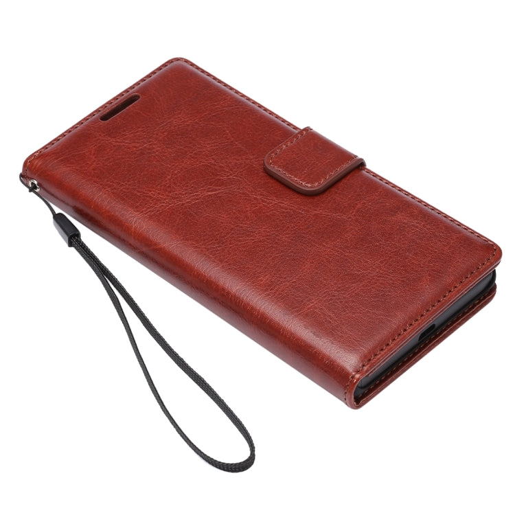 For Sony Xperia Z5 Crazy Horse Texture Horizontal Flip Leather Case with Photo Frame & Holder & Card Slots & Wallet & Lanyard