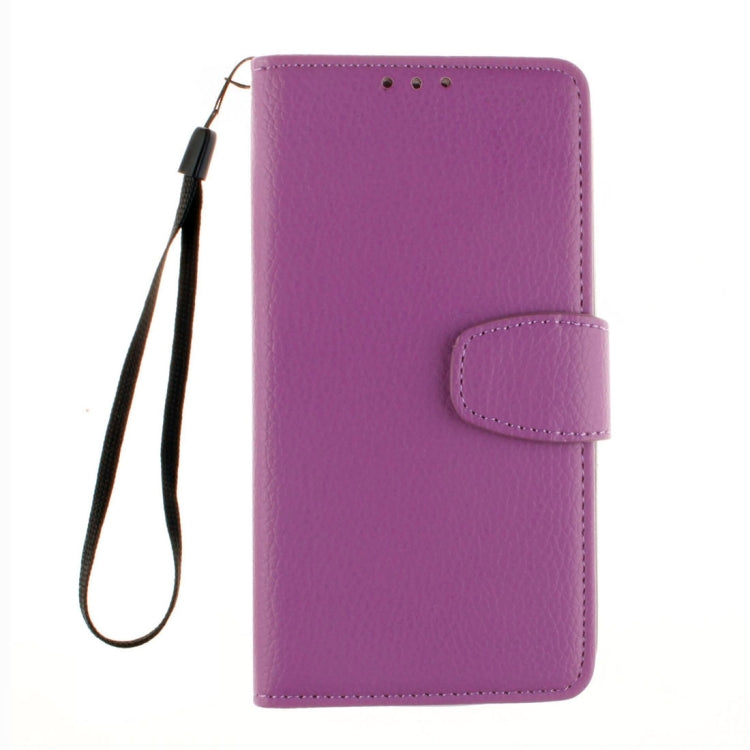 For LG K7 Litchi Texture Horizontal Flip Leather Case with Holder & Card Slots & Wallet & Photo Frame & Lanyard