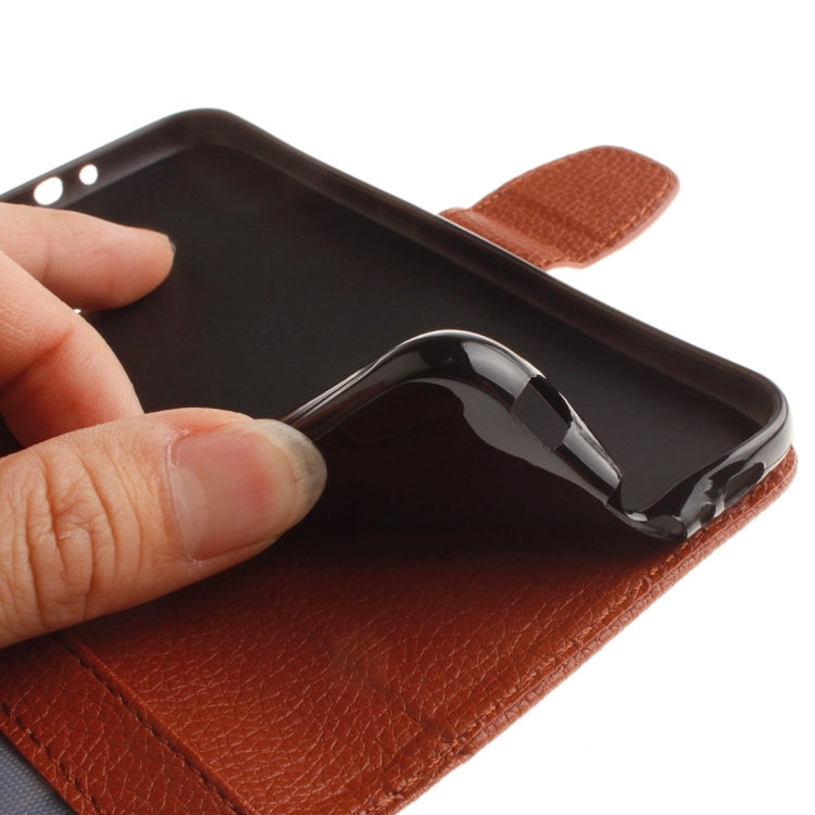 For LG K7 Litchi Texture Horizontal Flip Leather Case with Holder & Card Slots & Wallet & Photo Frame & Lanyard