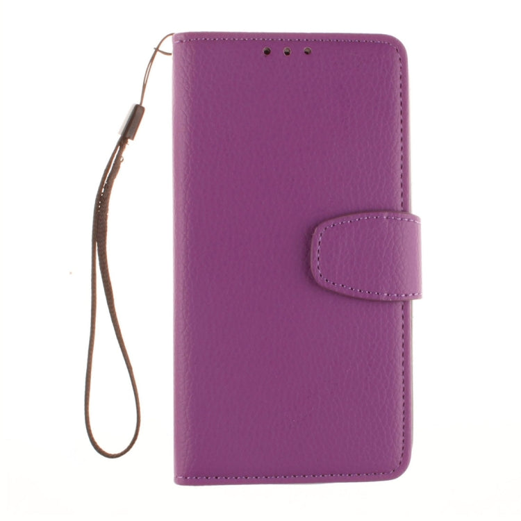 For LG K10 Litchi Texture Horizontal Flip Leather Case with Holder & Card Slots & Wallet & Photo Frame & Lanyard