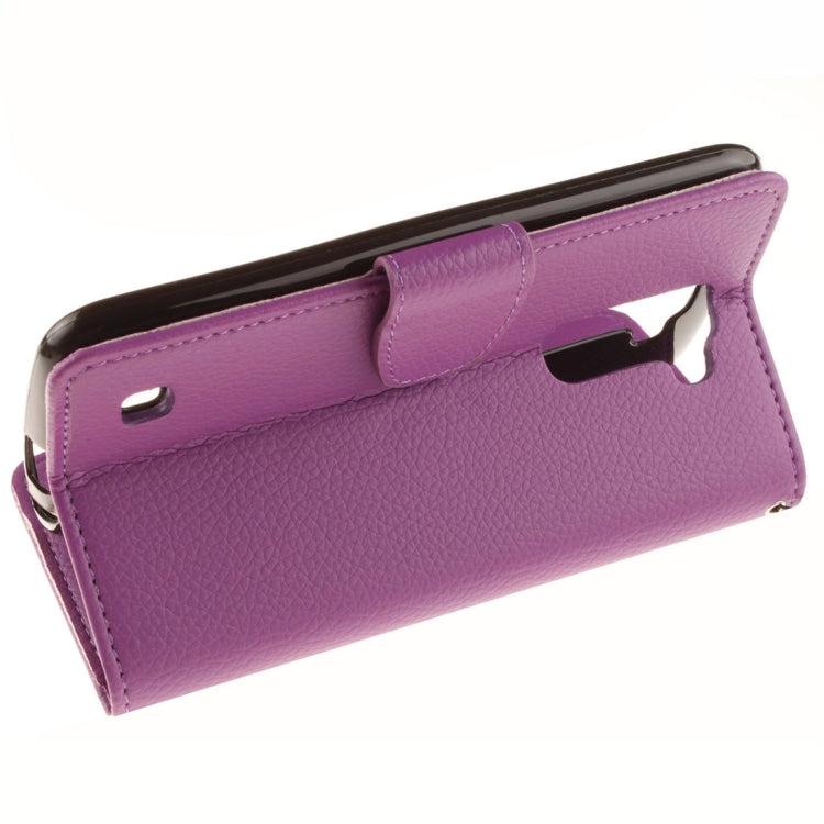 For LG K10 Litchi Texture Horizontal Flip Leather Case with Holder & Card Slots & Wallet & Photo Frame & Lanyard