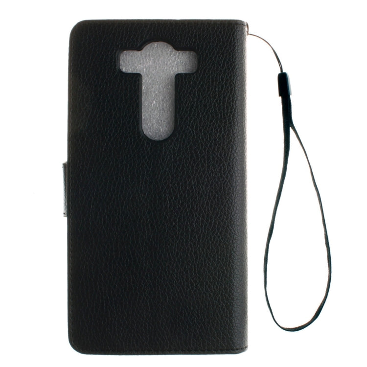 For LG V10 Litchi Texture Horizontal Flip Leather Case with Holder & Card Slots & Wallet & Photo Frame & Lanyard