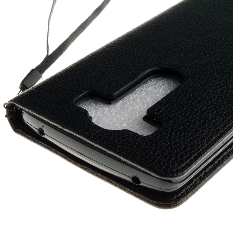 For LG V10 Litchi Texture Horizontal Flip Leather Case with Holder & Card Slots & Wallet & Photo Frame & Lanyard