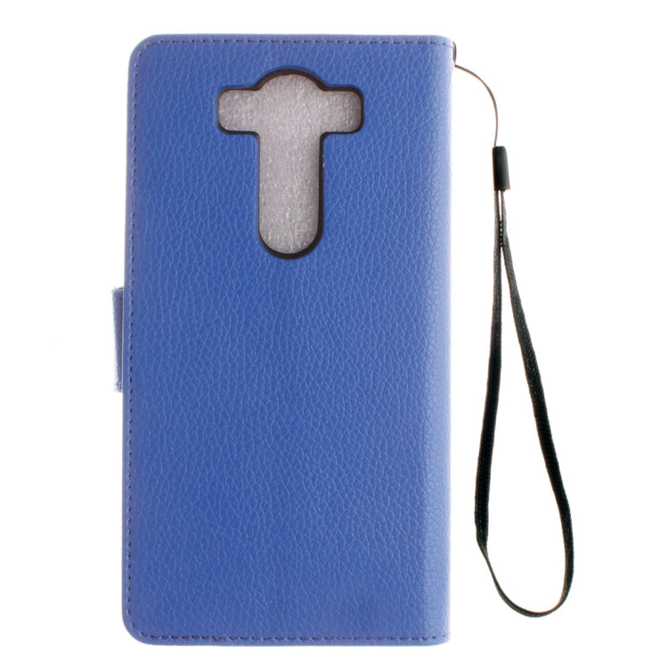 For LG V10 Litchi Texture Horizontal Flip Leather Case with Holder & Card Slots & Wallet & Photo Frame & Lanyard