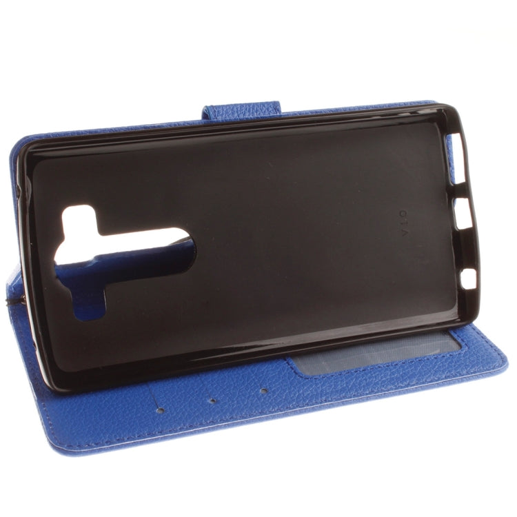 For LG V10 Litchi Texture Horizontal Flip Leather Case with Holder & Card Slots & Wallet & Photo Frame & Lanyard