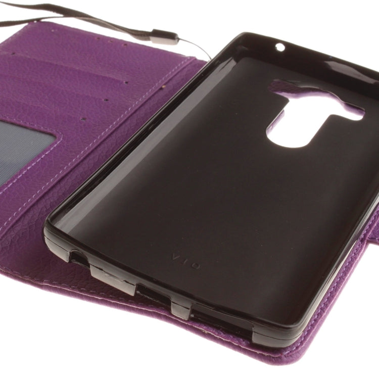 For LG V10 Litchi Texture Horizontal Flip Leather Case with Holder & Card Slots & Wallet & Photo Frame & Lanyard