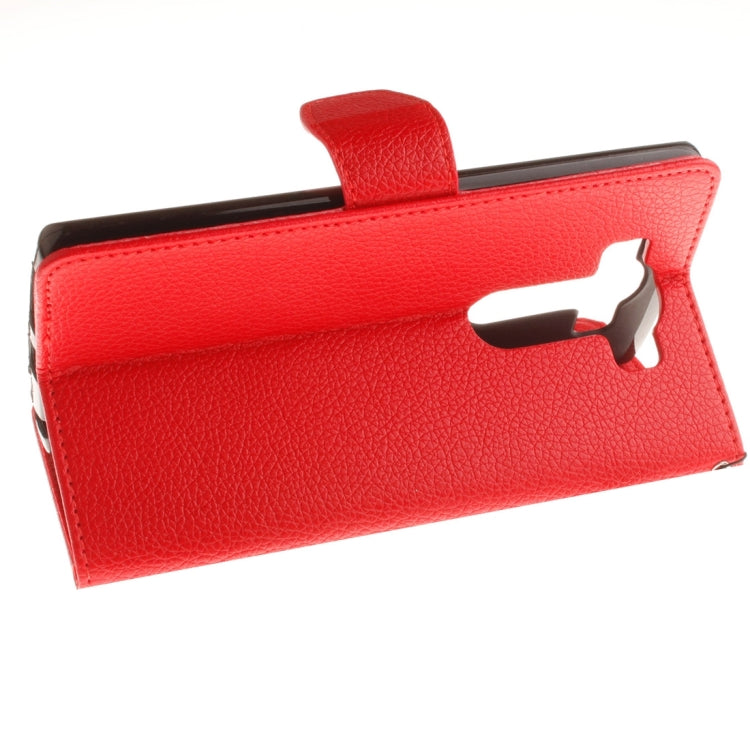 For LG V10 Litchi Texture Horizontal Flip Leather Case with Holder & Card Slots & Wallet & Photo Frame & Lanyard