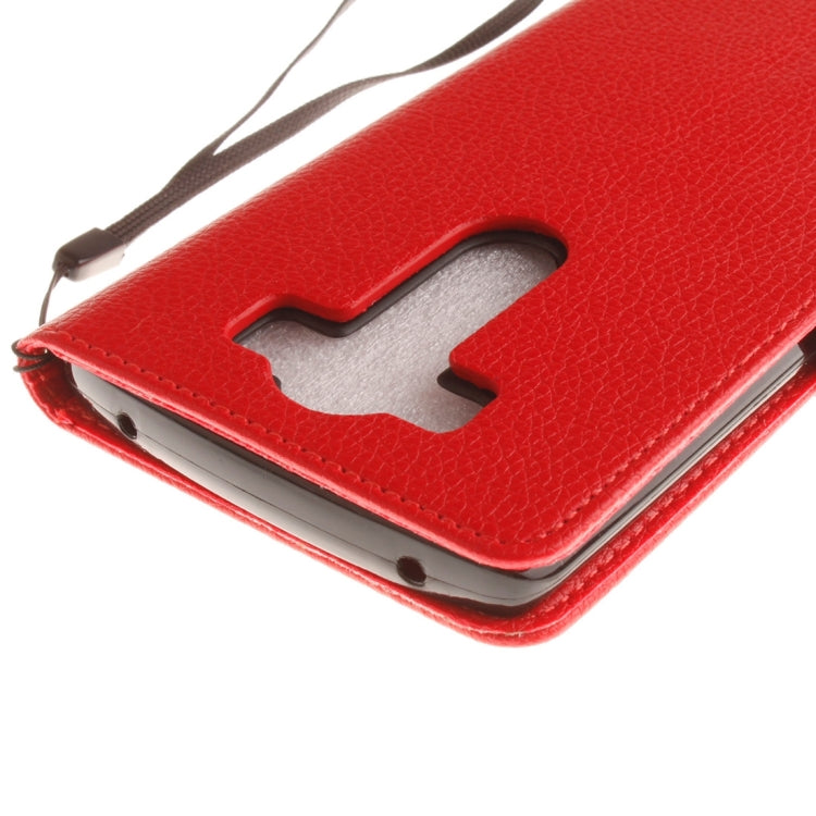 For LG V10 Litchi Texture Horizontal Flip Leather Case with Holder & Card Slots & Wallet & Photo Frame & Lanyard