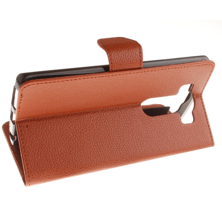 For LG V10 Litchi Texture Horizontal Flip Leather Case with Holder & Card Slots & Wallet & Photo Frame & Lanyard