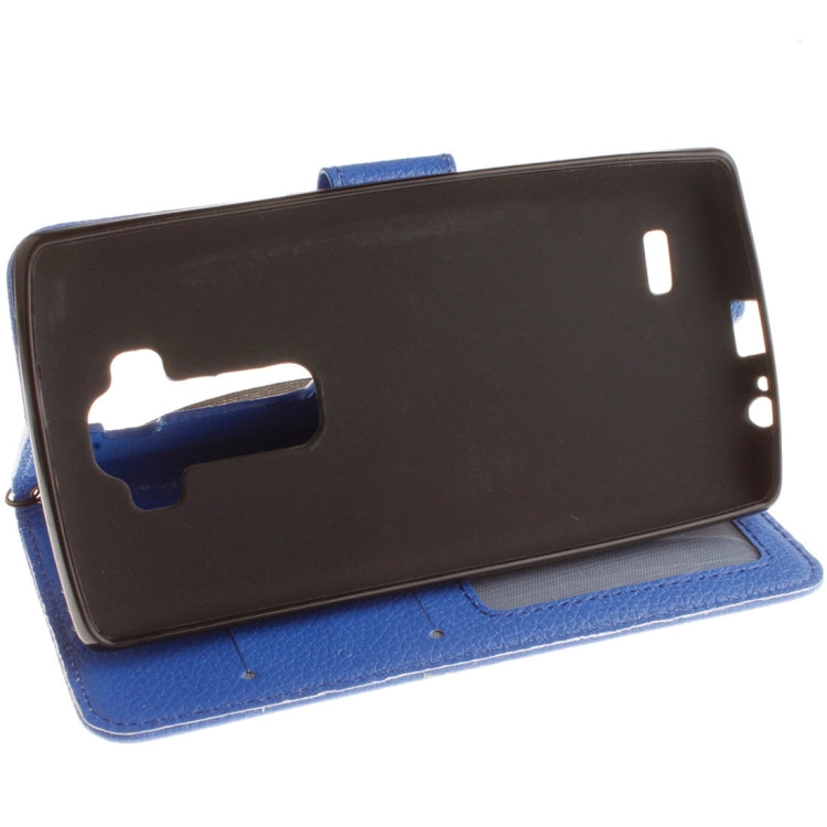 For LG G Flex 2 Litchi Texture Horizontal Flip Leather Case with Holder & Card Slots & Wallet & Photo Frame & Lanyard