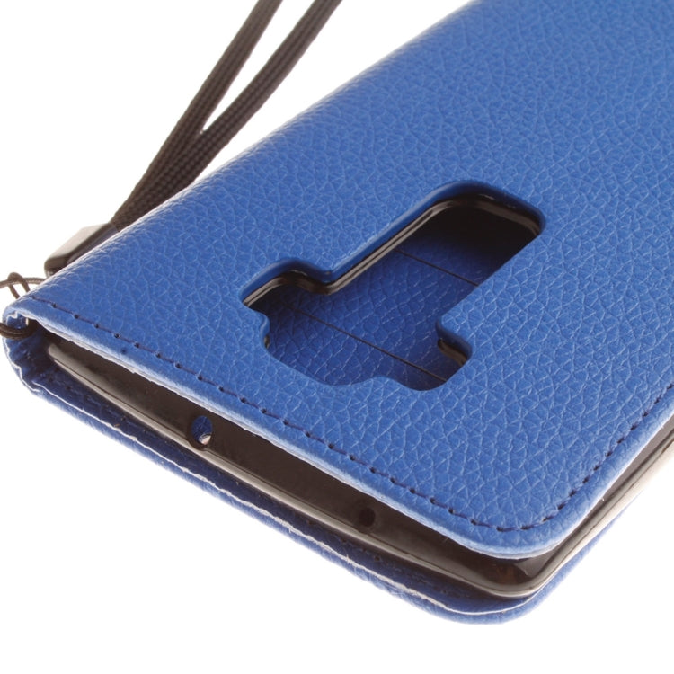 For LG G Flex 2 Litchi Texture Horizontal Flip Leather Case with Holder & Card Slots & Wallet & Photo Frame & Lanyard