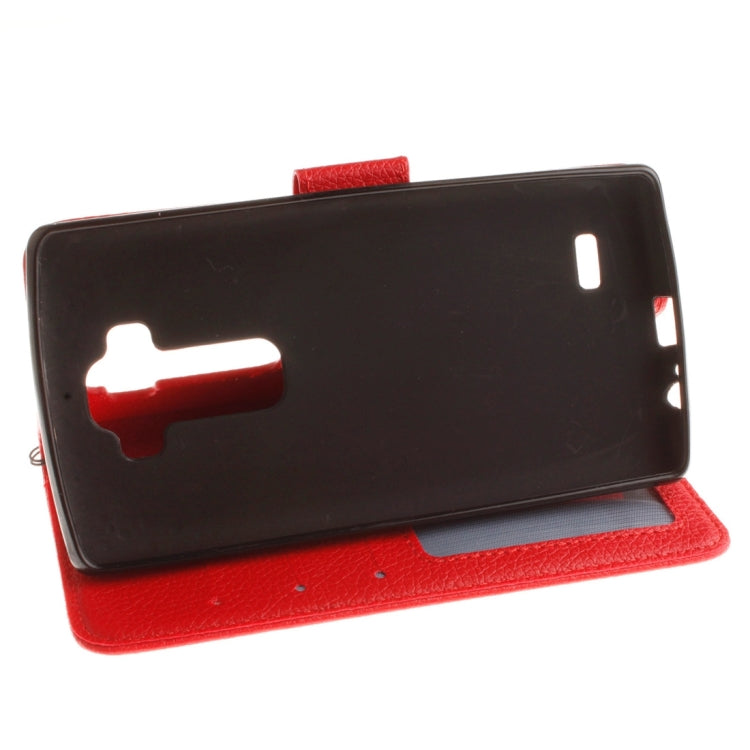 For LG G Flex 2 Litchi Texture Horizontal Flip Leather Case with Holder & Card Slots & Wallet & Photo Frame & Lanyard