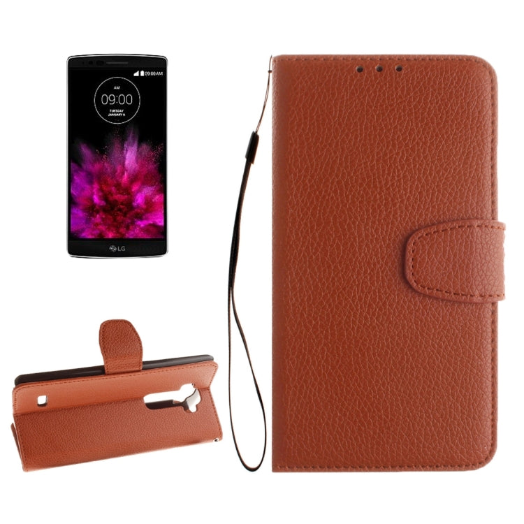 For LG G Flex 2 Litchi Texture Horizontal Flip Leather Case with Holder & Card Slots & Wallet & Photo Frame & Lanyard