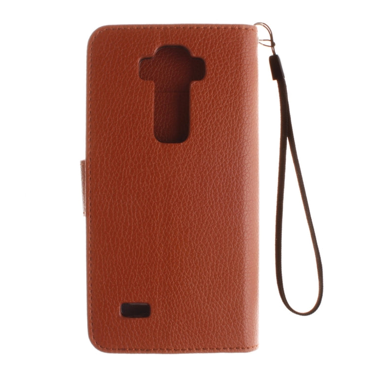 For LG G Flex 2 Litchi Texture Horizontal Flip Leather Case with Holder & Card Slots & Wallet & Photo Frame & Lanyard