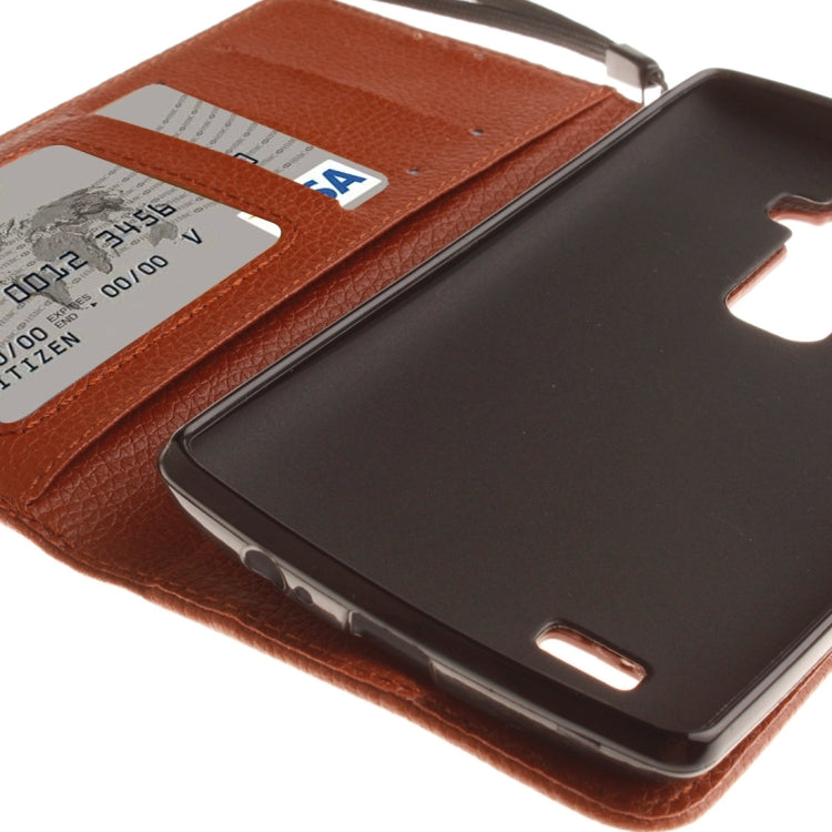 For LG G Flex 2 Litchi Texture Horizontal Flip Leather Case with Holder & Card Slots & Wallet & Photo Frame & Lanyard