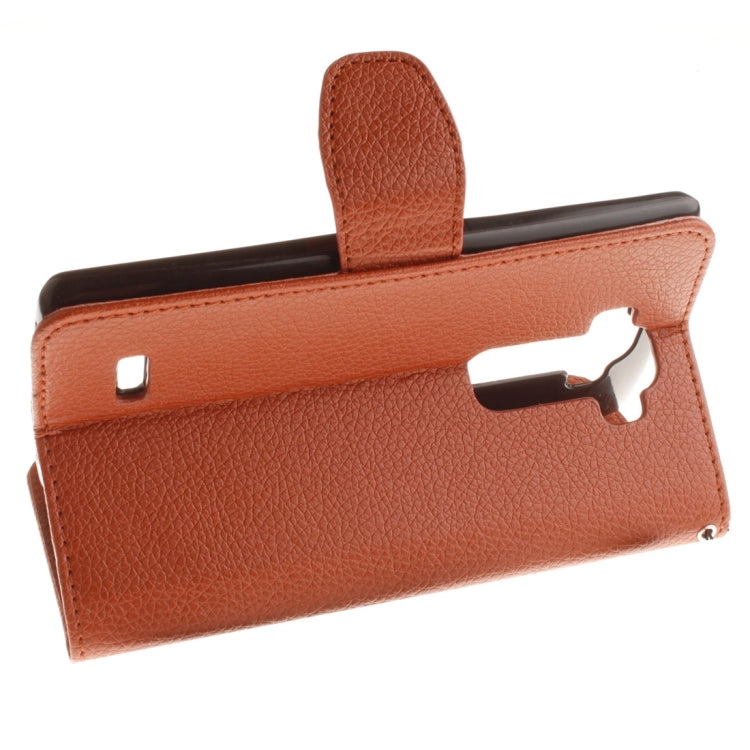 For LG G Flex 2 Litchi Texture Horizontal Flip Leather Case with Holder & Card Slots & Wallet & Photo Frame & Lanyard