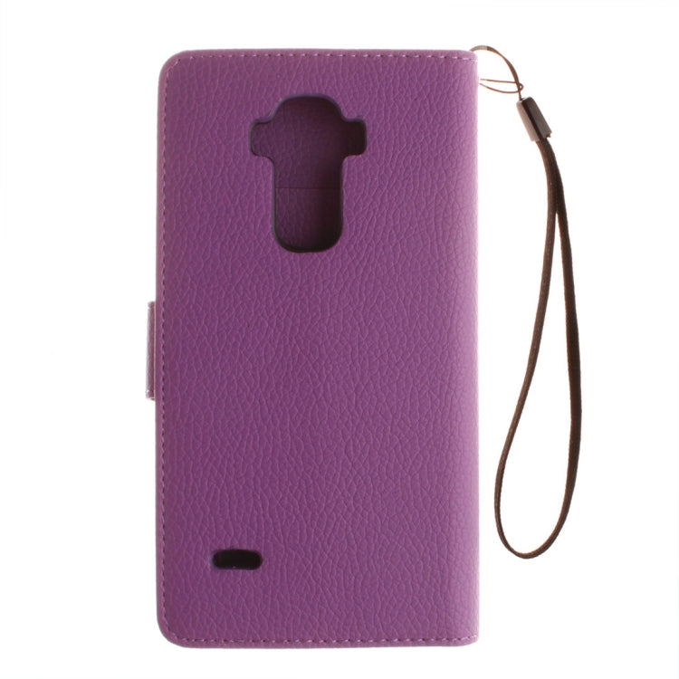 For LG G4 Stylus Litchi Texture Horizontal Flip Leather Case with Holder & Card Slots & Wallet & Photo Frame & Lanyard