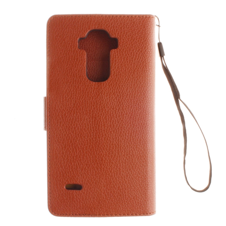 For LG G4 Stylus Litchi Texture Horizontal Flip Leather Case with Holder & Card Slots & Wallet & Photo Frame & Lanyard