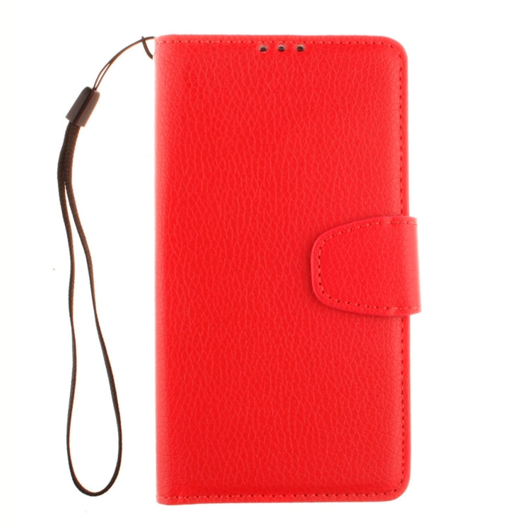 For LG Leon / H340 Litchi Texture Horizontal Flip Leather Case with Holder & Card Slots & Wallet & Photo Frame & Lanyard