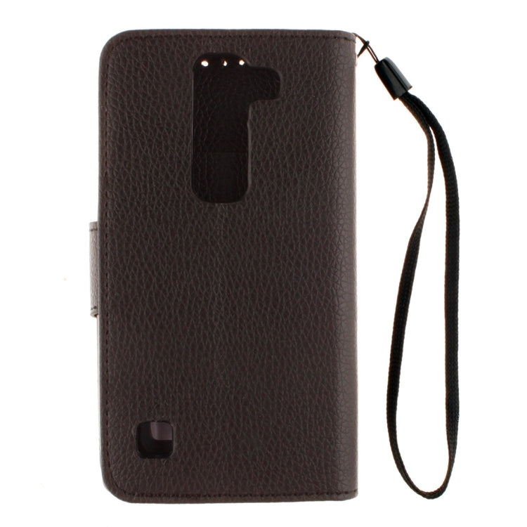 For LG Spirit H420 / H440 / C70 Litchi Texture Horizontal Flip Leather Case with Holder & Card Slots & Wallet & Photo Frame & Lanyard