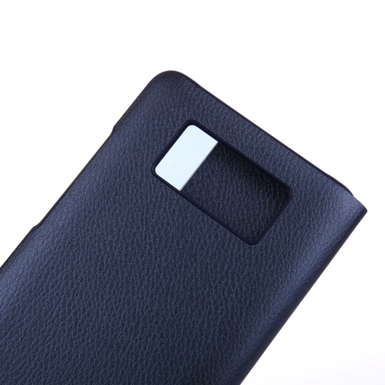 For Huawei  Mate 10 PC + PU Litchi Texture Horizontal Flip Smart View Flip Leather Case Back Cover with Sleep / Wake-up