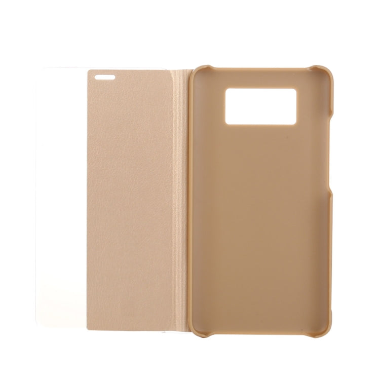 For Huawei  Mate 10 PC + PU Litchi Texture Horizontal Flip Smart View Flip Leather Case Back Cover with Sleep / Wake-up