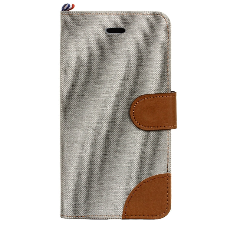For ASUS ZenFone 3 / ZE552KL Denim Texture Horizontal Flip Leather Case with Magnetic Buckle & Holder & Card Slots