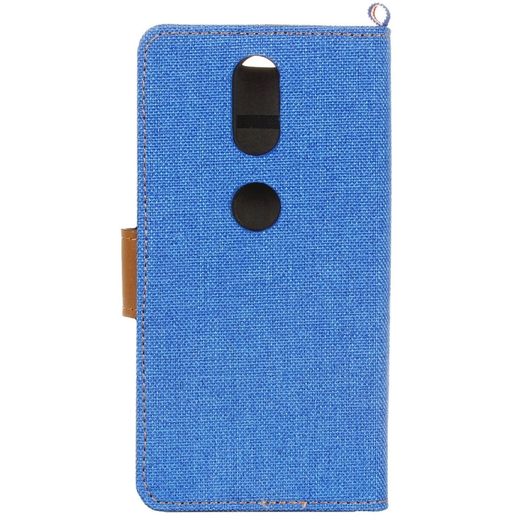 For Motorola Moto G (4rd gen) Denim Texture Horizontal Flip Leather Case with Magnetic Buckle & Holder & Card Slots