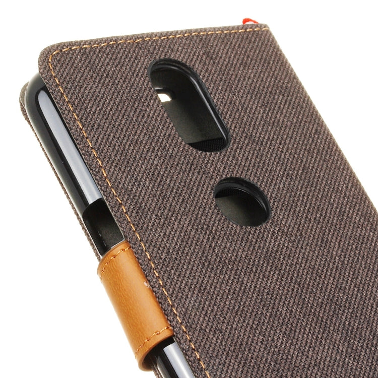 For Motorola Moto G (4rd gen) Denim Texture Horizontal Flip Leather Case with Magnetic Buckle & Holder & Card Slots