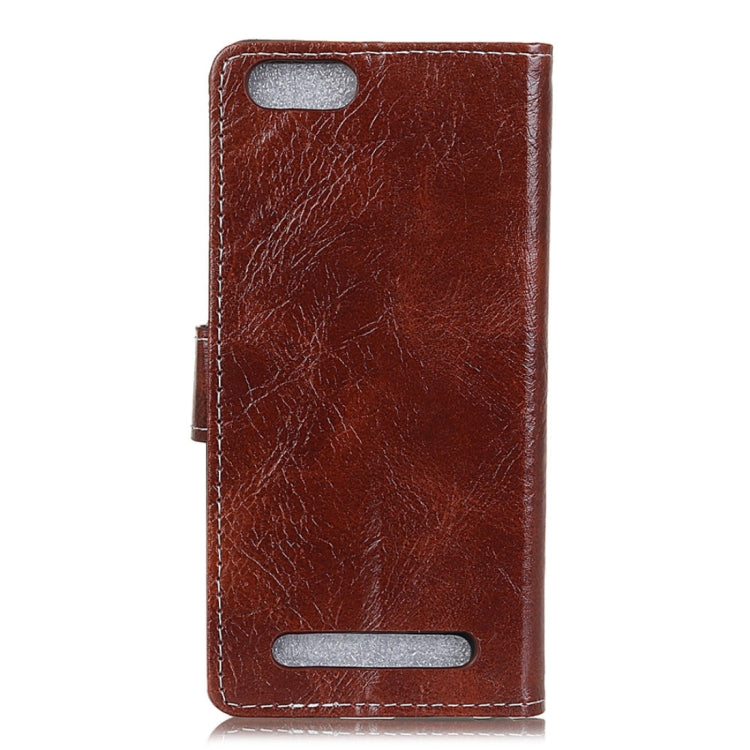 For DOOGEE  X20 / X20L Retro Crazy Horse Texture Horizontal Flip Leather Case with Card Slots & Holder & Wallet & Photo Frame