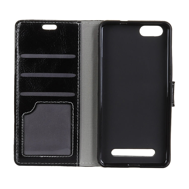 For DOOGEE  X30 Retro Crazy Horse Texture Horizontal Flip Leather Case with Card Slots & Holder & Wallet & Photo Frame
