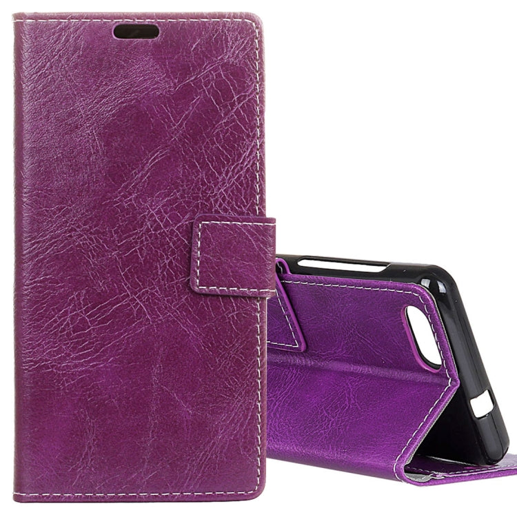 For DOOGEE  X30 Retro Crazy Horse Texture Horizontal Flip Leather Case with Card Slots & Holder & Wallet & Photo Frame