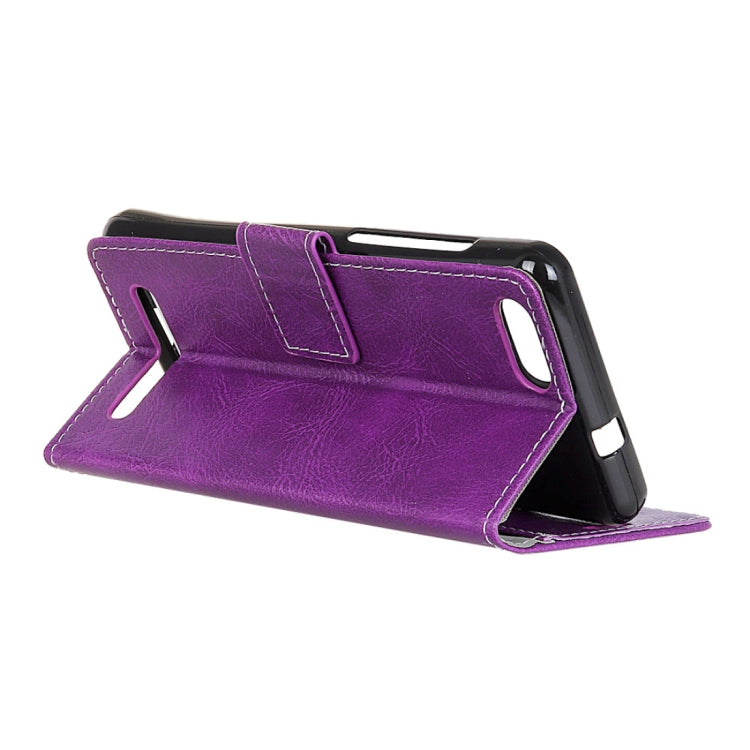 For DOOGEE  X30 Retro Crazy Horse Texture Horizontal Flip Leather Case with Card Slots & Holder & Wallet & Photo Frame