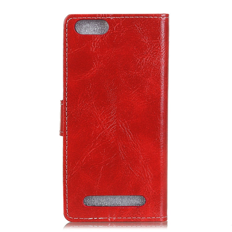 For DOOGEE  X30 Retro Crazy Horse Texture Horizontal Flip Leather Case with Card Slots & Holder & Wallet & Photo Frame