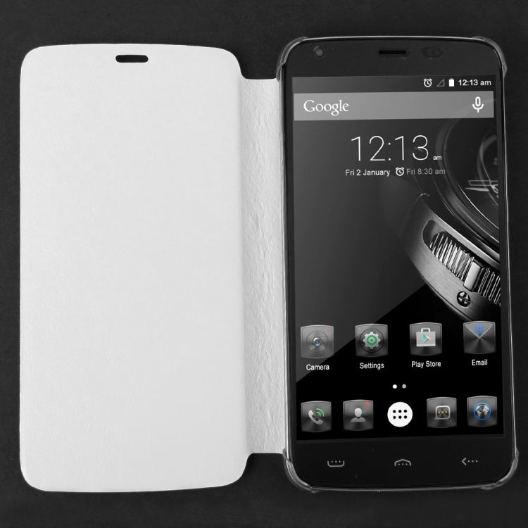 Horizontal Flip Leather Case with Holder for HOMTOM HT6