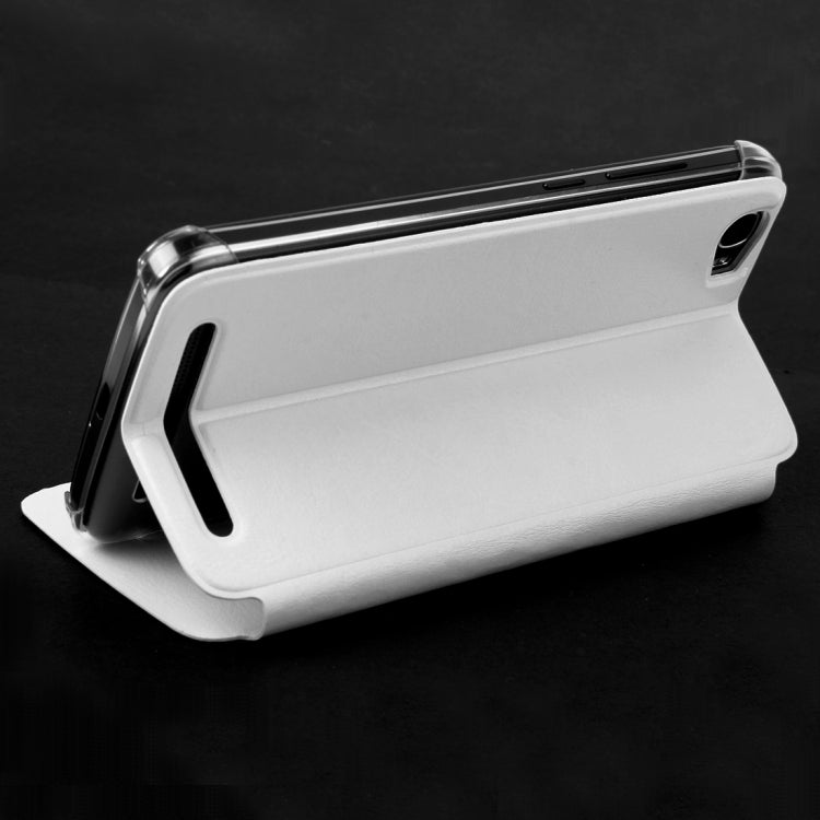 Horizontal Flip Leather Case with Holder for HOMTOM HT6