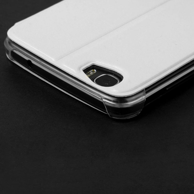 Horizontal Flip Leather Case with Holder for HOMTOM HT6
